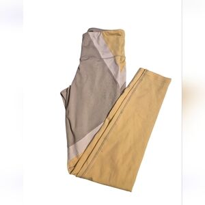 Old Navy Yellow and Gray Leggings